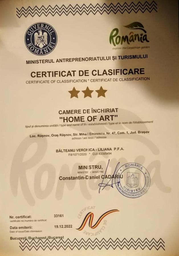 Home Of Art Rîşnov Esterno foto
